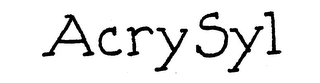 ACRYSYL trademark