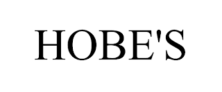 HOBE'S trademark