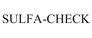 SULFA-CHECK trademark