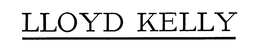 LLOYD KELLY trademark