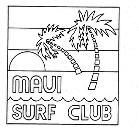 MAUI SURF CLUB trademark