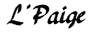 L'PAIGE trademark