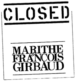 CLOSED MARITHE & FRANCOIS GIRBAUD