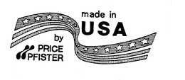 MADE IN USA BY PRICE PFISTER trademark