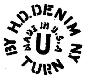 BY H.D. DENIM N.Y. TURN trademark
