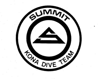 S SUMMIT KONA DIVE TEAM trademark