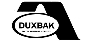 A DUXBAK WATER RESISTANT ADHESIVE