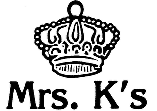 MRS. K'S trademark