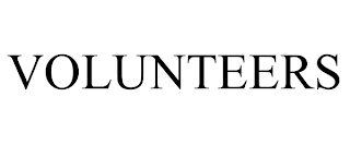 VOLUNTEERS trademark