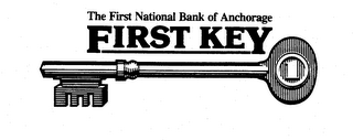 THE FIRST NATIONAL BANK OF ANCHORAGE FIRST KEY