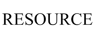 RESOURCE trademark