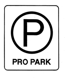 P PRO PARK trademark