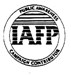 IAFP PUBLIC AWARENESS CAMPAIGN CONTRIBUTOR