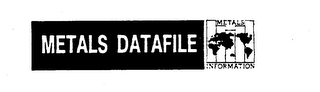 METALS DATAFILE METALS INFORMATION