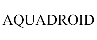 AQUADROID trademark