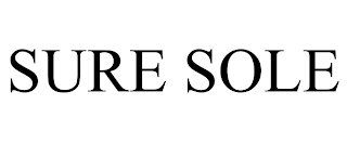 SURE SOLE trademark