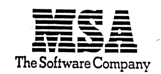 MSA THE SOFTWARE COMPANY trademark