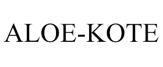 ALOE-KOTE trademark