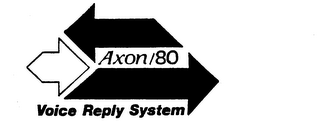 AXON/80 VOICE REPLY SYSTEM trademark