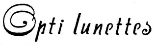 OPTI LUNETTES trademark