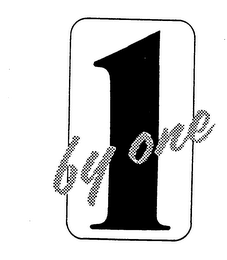 1 BY ONE
