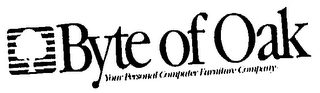 BYTE OF OAK YOUR PERSONAL COMPUTER FURNITURE COMPANY