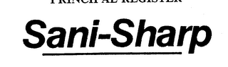 SANI-SHARP trademark