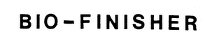 BIO-FINISHER trademark