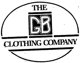 THE GB CLOTHING COMPANY trademark