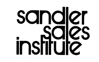 SANDLER SALES INSTITUTE