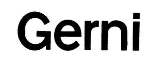 GERNI trademark
