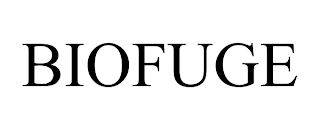BIOFUGE trademark