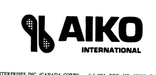 AIKO INTERNATIONAL trademark