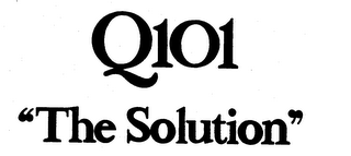Q101 "THE SOLUTION" trademark
