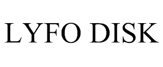 LYFO DISK trademark