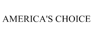 AMERICA'S CHOICE trademark
