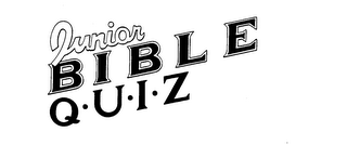 JUNIOR BIBLE QUIZ