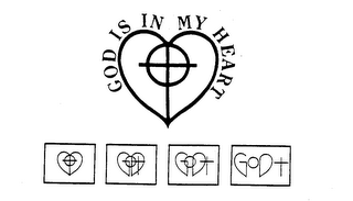 GOD IS IN MY HEART trademark