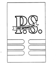 P.S. PET SPRINKLES trademark