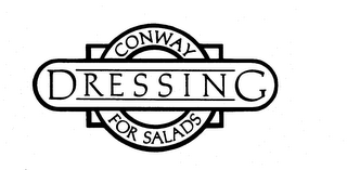 CONWAY DRESSING FOR SALADS