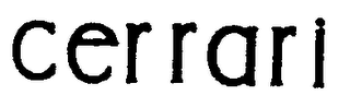 CERRARI trademark