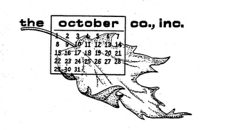 THE OCTOBER CO., INC. trademark