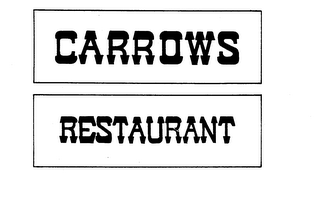 CARROWS RESTAURANT trademark
