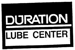 DURATION LUBE CENTER