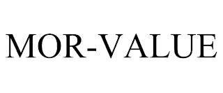 MOR-VALUE trademark