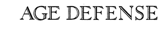 AGE DEFENSE trademark