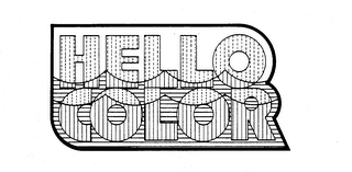 HELLO COLOR trademark