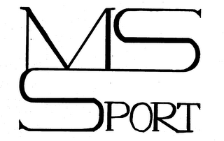 MS SPORT trademark