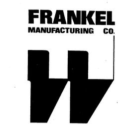 FRANKEL MANUFACTURING CO. F trademark