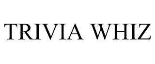 TRIVIA WHIZ trademark